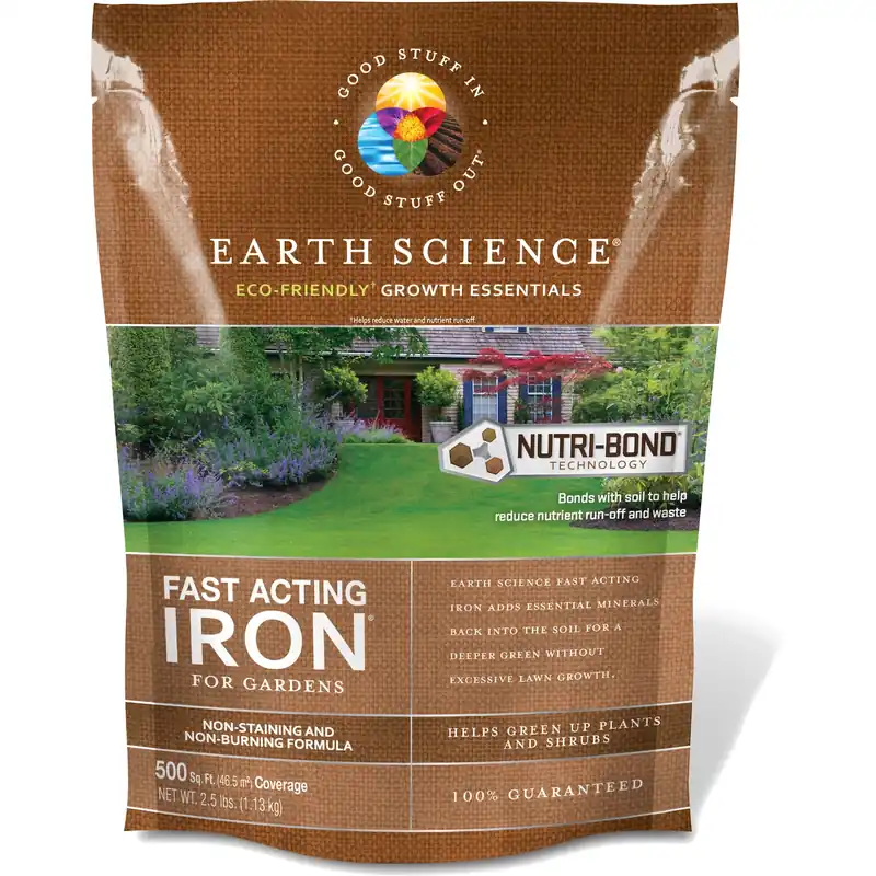 Growth Essentials Iron Plus AST Polymer Plant & Shrub Fertilizer, 2.5 Lbs., Covers 500-Sq. Ft.