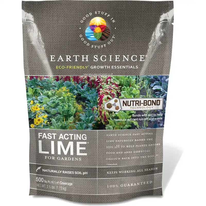 Earth Science Fast Acting Garden Lime 500 Sq Ft 2.5 Lb