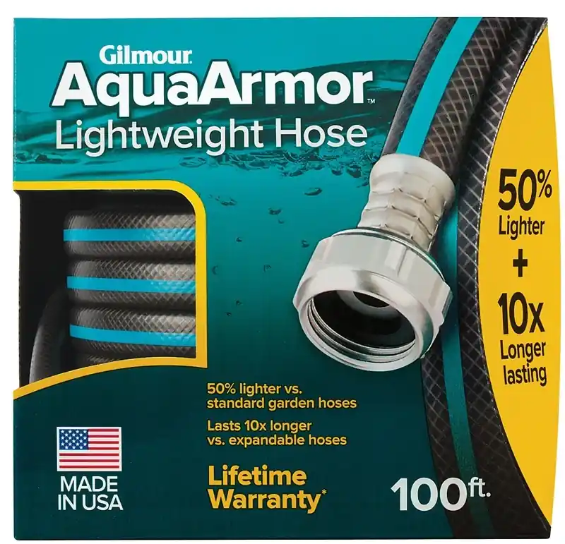 Aquaarmor 1/2 In. D X 100 Ft. L Expandable Lightweight Garden Hose