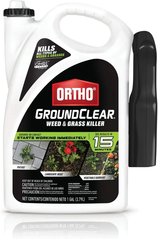 GroundClear Super Weed & Grass Killer, RTU Trigger, 1 Gallon