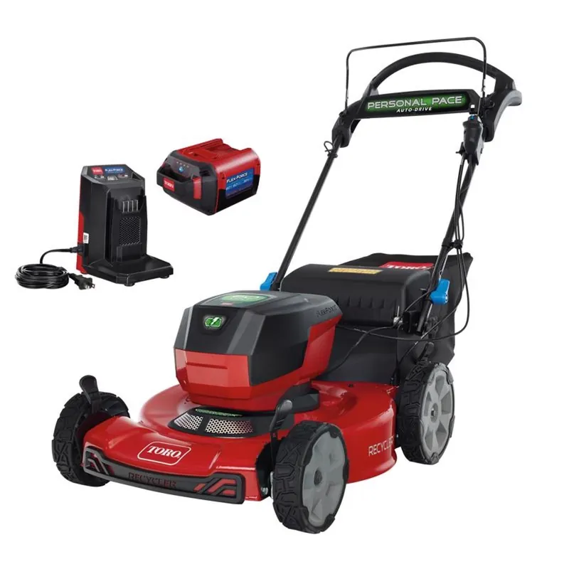 Recycler 21466 22 In. 60 V Battery Self-propelled Lawn Mower Kit With Charger