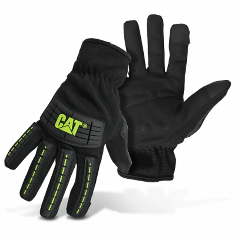 Cat Men‘s Outdoor High Impact Utility Gloves Black Xl - Durable Touchscreen Compatible
