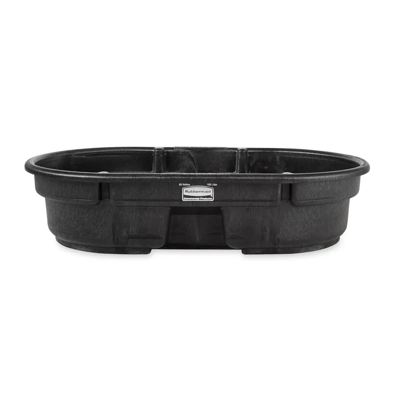 Stock Tank, Black Weather & Crack-Resistant Structural Foam Plastic, 50-Gals.