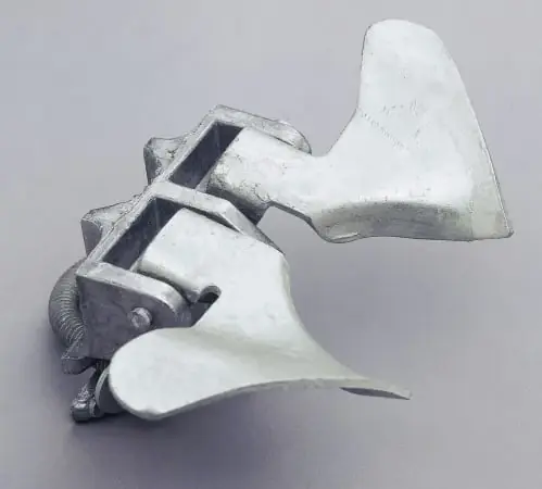 087048 Butterfly Latch 1-3/8" X 2-3/8" Galvanized Steel