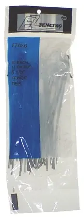 087036 Galvanized Fence Ties, 6-1/2 Inch Length, 30 Count