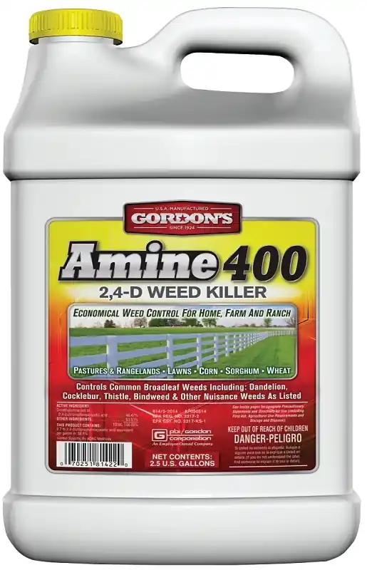 Amine 400 Weed Killer, 2,4-D, 2.5-Gallon Concentrate