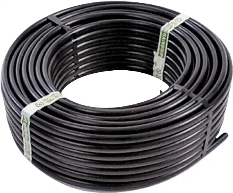 Water Supply Tubing, Black Polyethylene, 1/2-In. X 100 Ft.