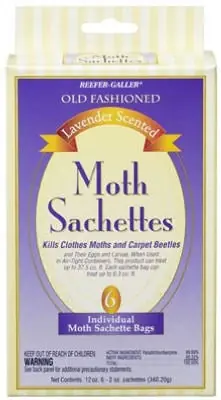 Willert Home Products 1412.6 12 Oz. Lavender Old Fashioned Scented Moth Sachets