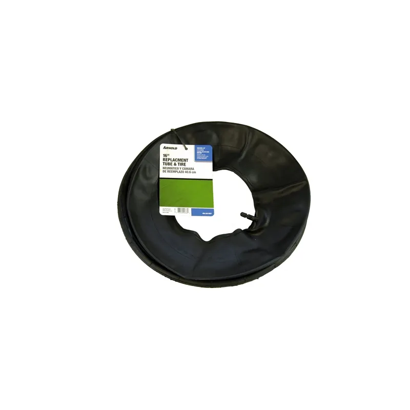 Arnold 8 In. D X 16 In. D 500 Lb. Cap. Wheelbarrow Tire And Tube Rubber 1 Pk
