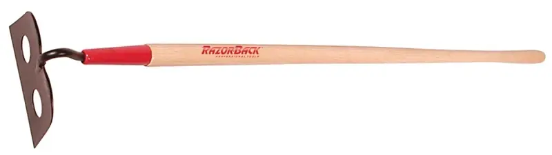 Mortar/Plaster Hoe, Forged, Wood Handle, 7 In.