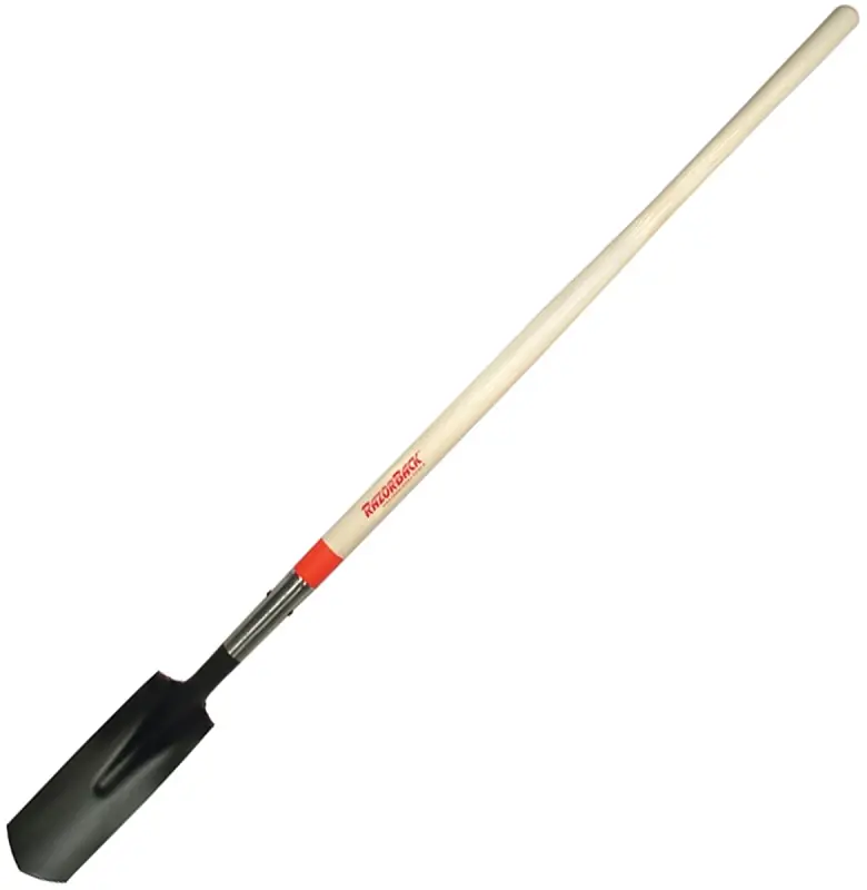 Trenching Shovel, Hardwood Handle, 4 In.