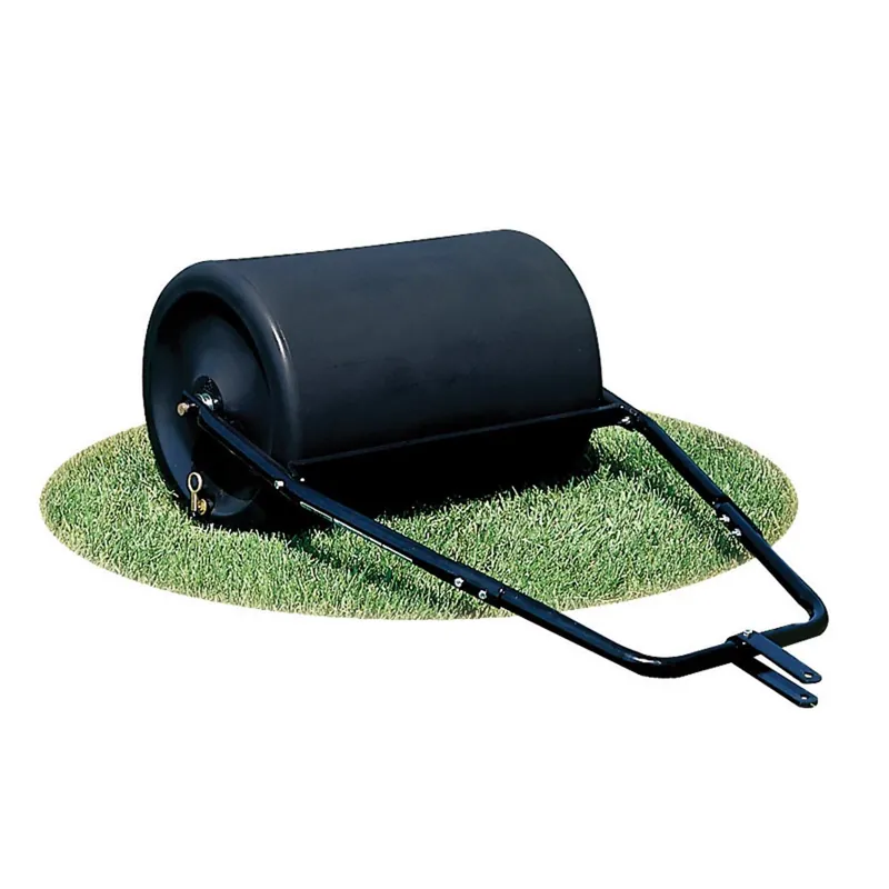 24 In. Diameter Lawn Ground Roller With Steel Frame And Tow Bar