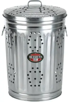1211rb 20-gallon Trash & Burner Composter With Cover