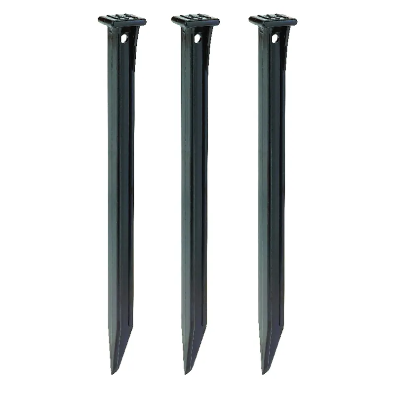 Master Mark 10 In. H Plastic Black Stake Kit
