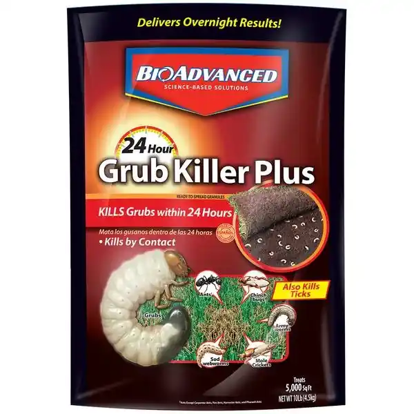 Advanced Lawn 24-hour Grub Control Granules, 15 Lbs (6.8 Kg) For Effective Pest Management