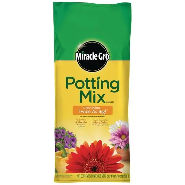 Premium Potting Mix - 2 Cubic Feet For Healthy Plants