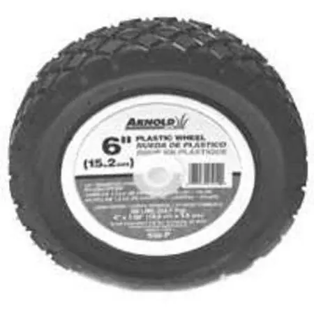 6 Inch 50 Pound Steel Diamond Tread Wheel For Mowers, Model 490-320-0001
