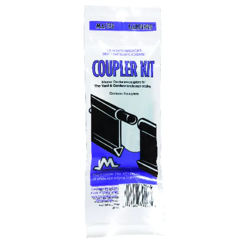 Master Gardener 5.25 In. H Plastic Black Edging Coupler Kit