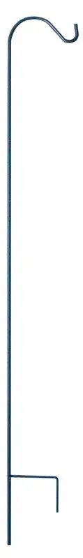 Panacea Black Steel 84 In. H Single Crook Plant Hook 1 Pk