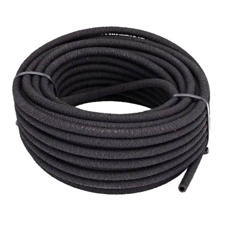 Soaker Tubing, Black Rubber, 1/4-In. X 50 Ft.