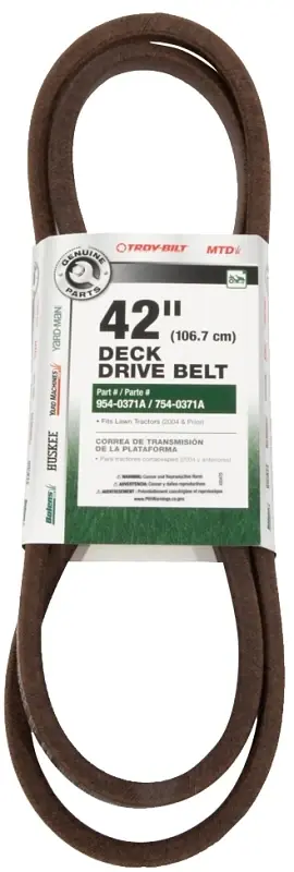 42-inch Deck Drive Belt For Riding Lawn Mowers Model 490-501-m048