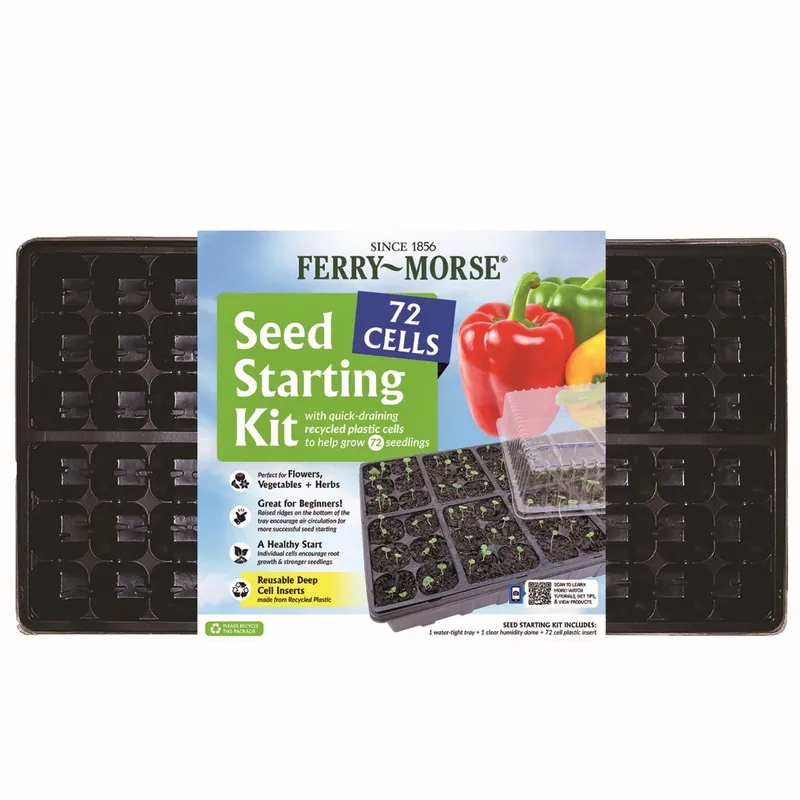 Ferry-Morse 72 Cells 11 In. W X 22 In. L Seed Starting Kit 1 Pk