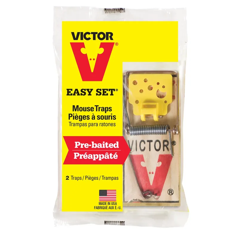 Victor Small Snap Trap For Mice 2 Pk