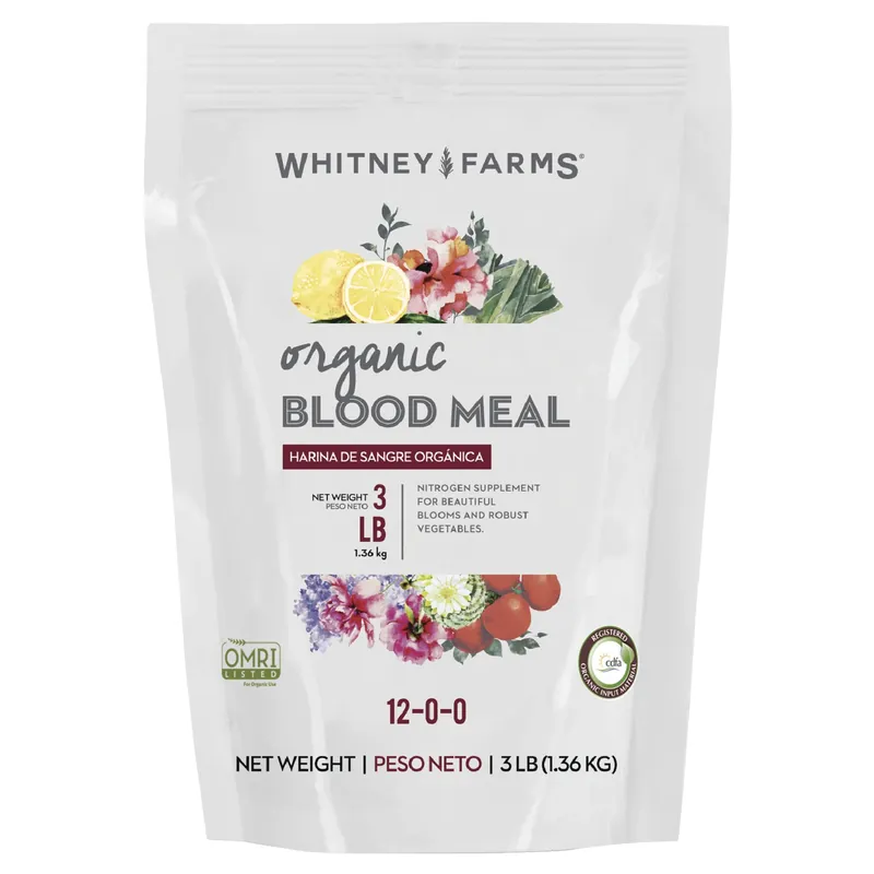 Organic Blood Meal Granules 3 Lb Fertilizer For All Plants