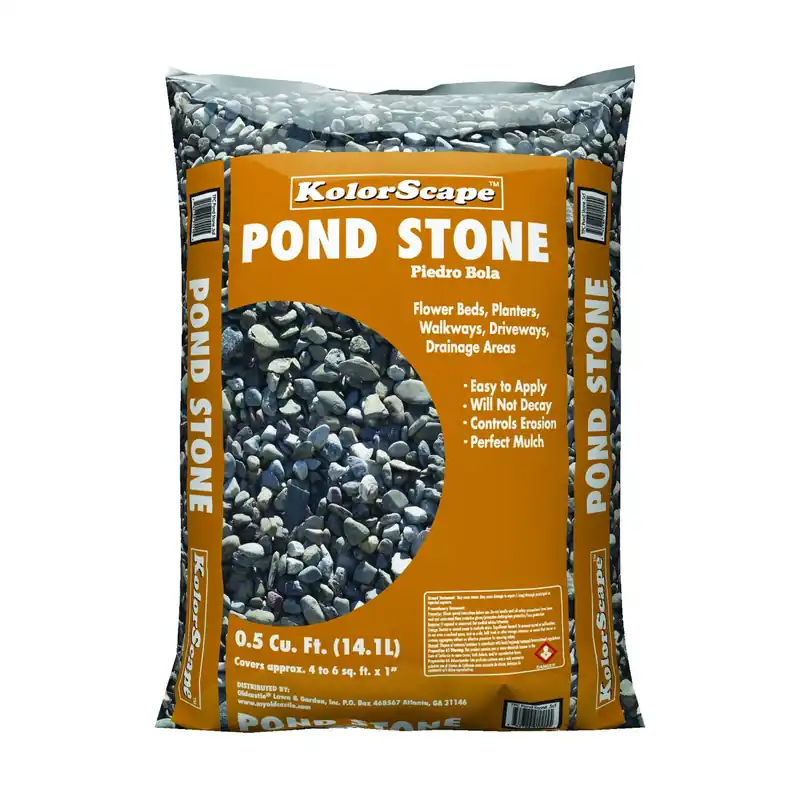 Brown Pond Stone 0.5 Cubic Feet Decorative Landscaping Stone