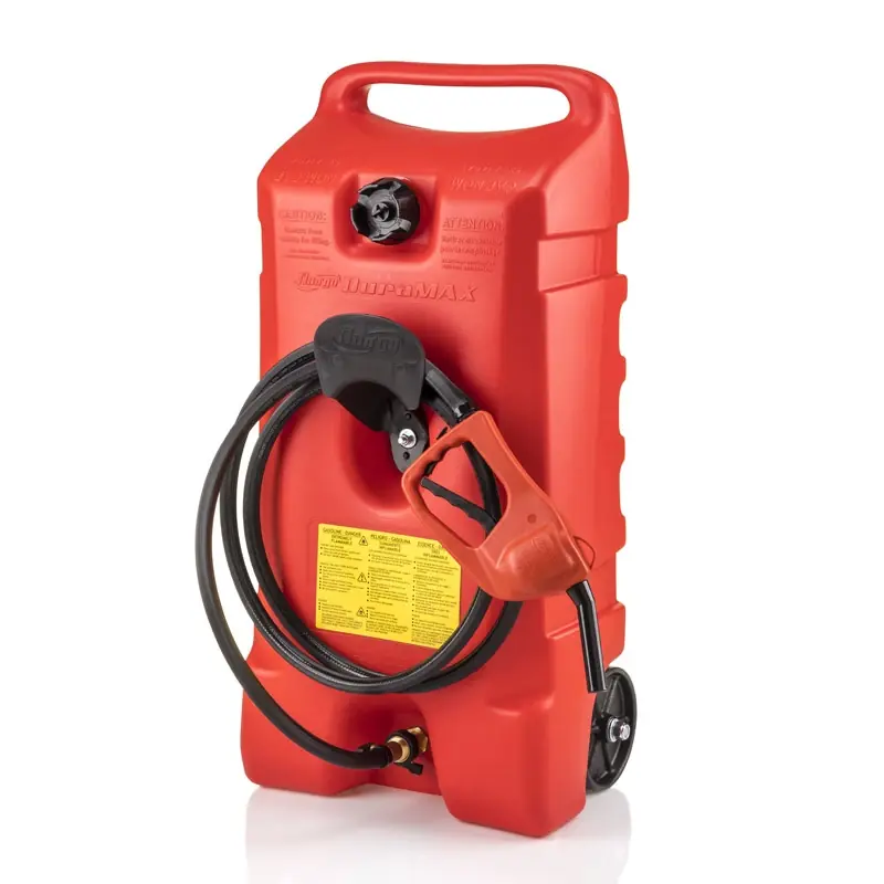 Fuel Container, Wheeled, Red, 14 Gallon