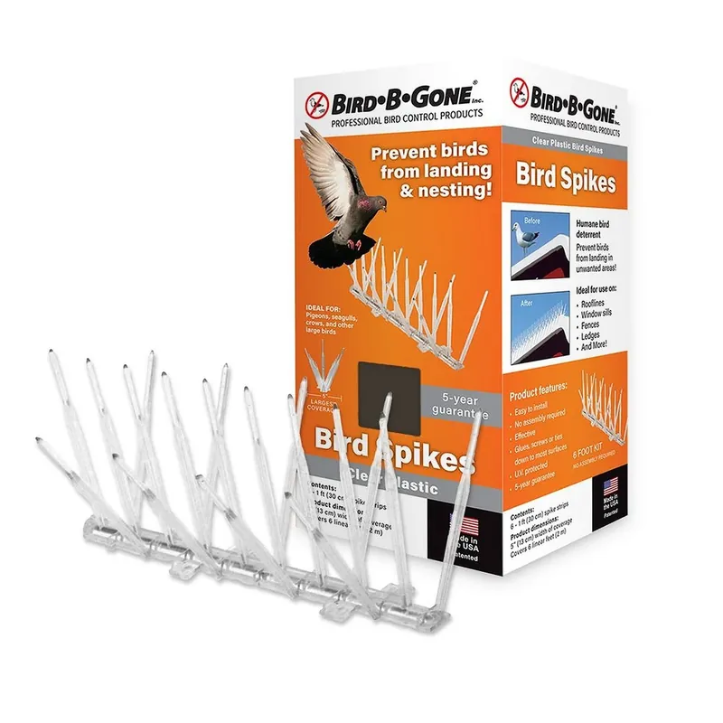 Bird-B-Gone Bird Repelling Spikes For Assorted Species 1 Pk