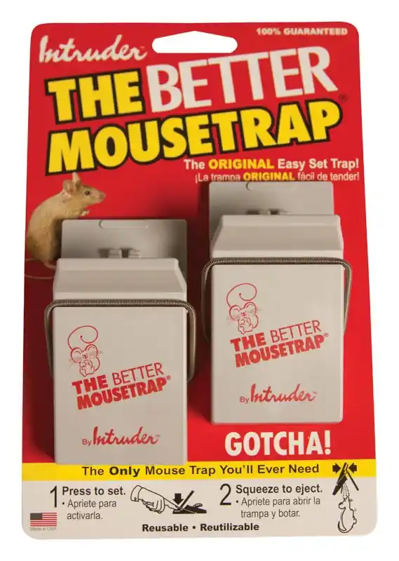 Intruder The Better Mousetrap Small Snap Trap For Mice 2 Pk