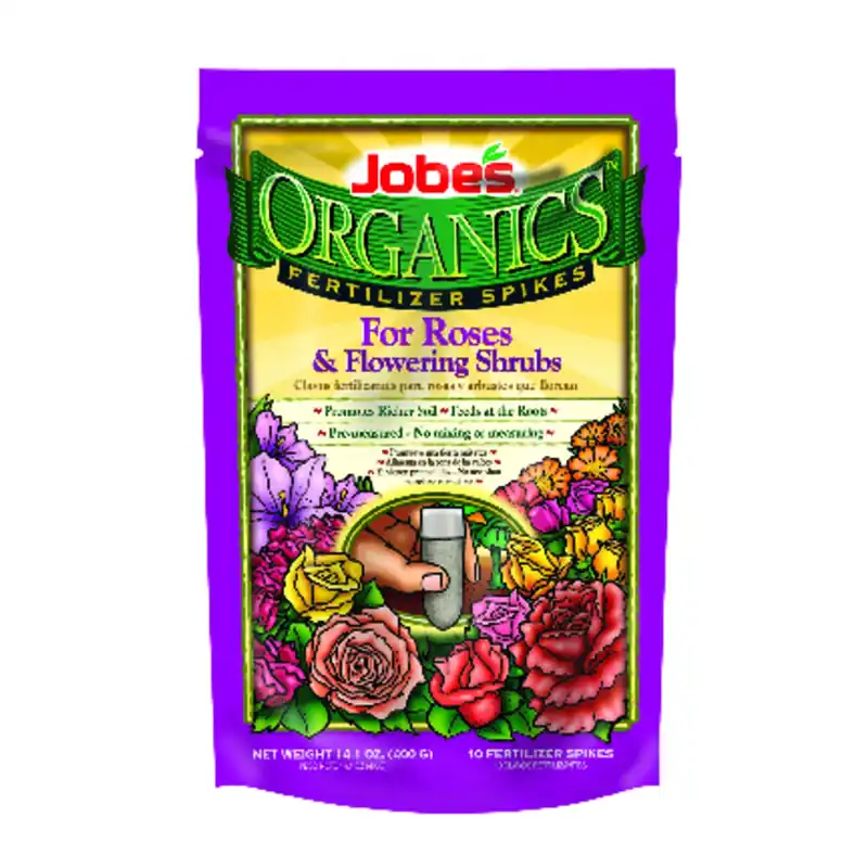 Jobe‘s Organics Organic Spikes Roses Root Feeder 14.1 Oz