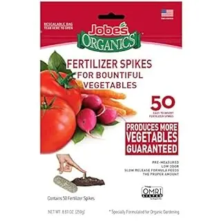 Organic Vegetable Fertilizer Spikes 06028 For Healthy Garden Growth