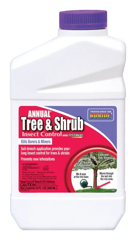 Annual Tree & Shrub Insect Control With Systemaxx, 32 Oz. Concentrate