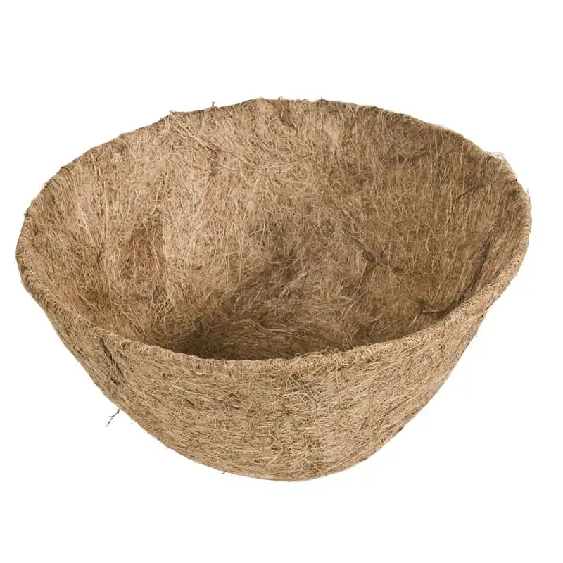 Hanging Plant Basket Liner, Coco Fiber, Round, 14-In.