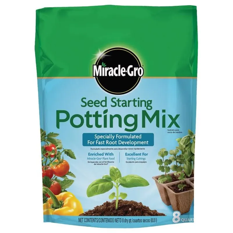 Miracle‑Gro Premium Seed‑Starting Mix – 8 qt