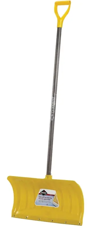 Alpine 21 In. Poly Blade Snow Pusher With Steel Wear Strip