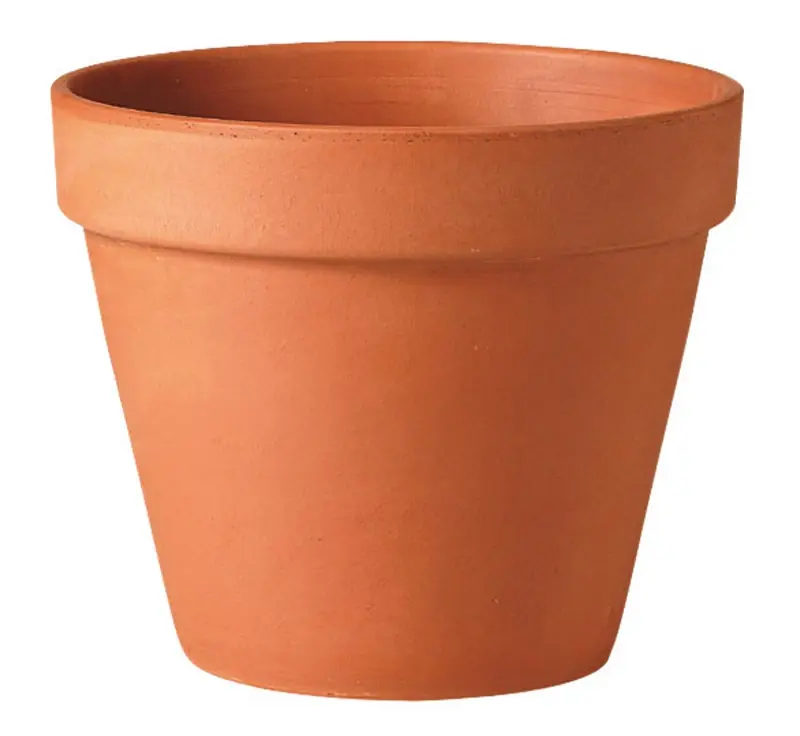13.6 In. H X 16 In. D Terracotta Clay Traditional Planter