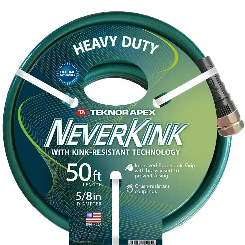 8615-50 Heavy Duty Garden Hose, 50 Ft, Vinyl, Green