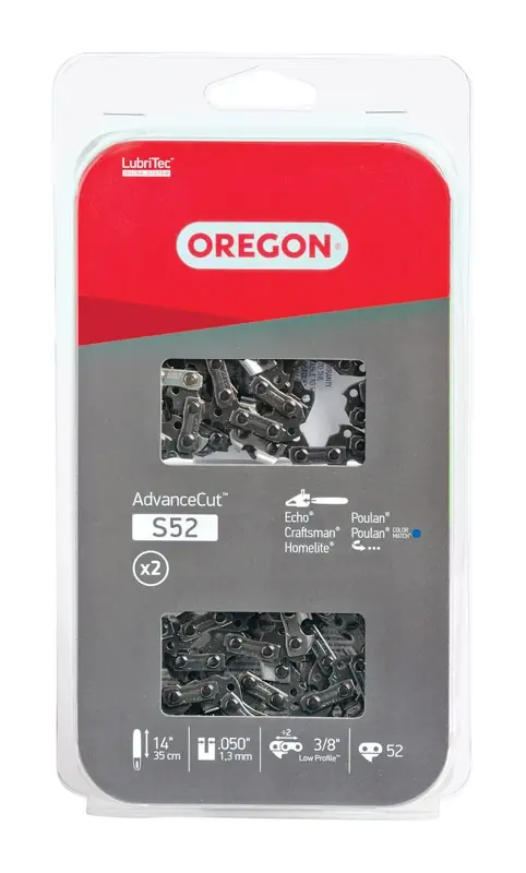 Oregon AdvanceCut S52T 14 In. Chainsaw Chain 52 Links