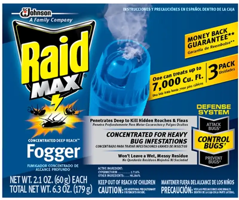 Raid MAX Insect Killer Fog 2.1 Oz