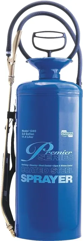 3 Gallon Tri-poxy Steel Sprayer With Adjustable Spray Tip And Brass Wand