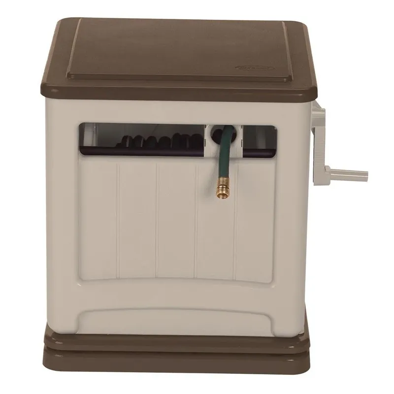 225 Ft. Swivel Smart Trak Hose Hideaway With Taupe Finish
