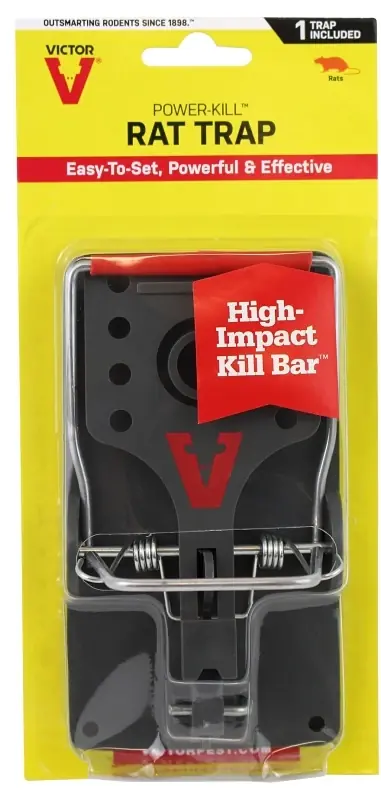 Victor Power-Kill Medium Snap Trap For Rats 1 Pk