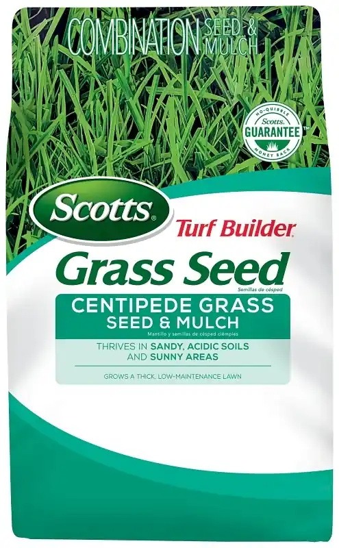 Turf Builder Grass Seed Centipede Grass Seed & Mulch, 5 Lbs., Covers 665 Sq. Ft.
