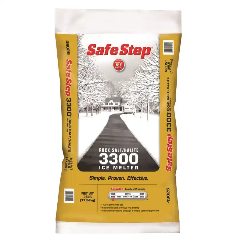 Rock Salt Ice Melt, 25 Lbs.