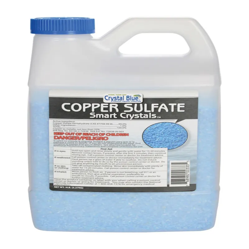 5 Lb. Copper Sulfate Smart Crystals For Algae Control - 1 Acre Coverage