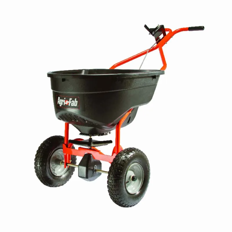 Smartspreader 130 Lb. Push Broadcast Spreader For Fertilizer And Ice Melt