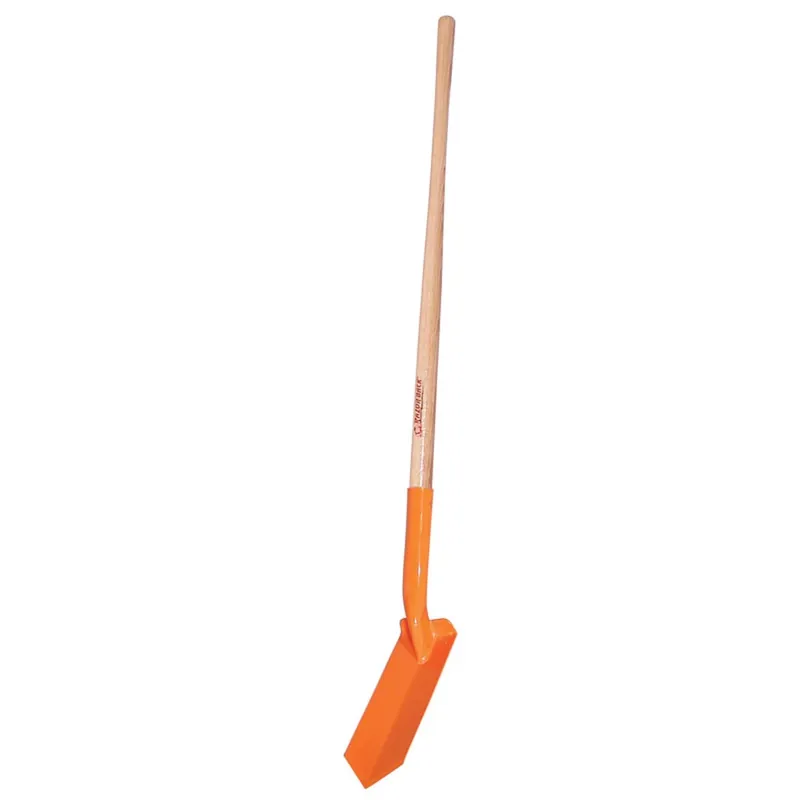 57.63 In. Steel Trenching Shovel With Wood Handle And V-shaped Blade
